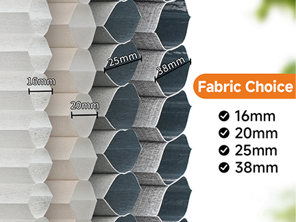 16mm vs 25mm Honeycomb Blinds Fabric: Differences and Applications